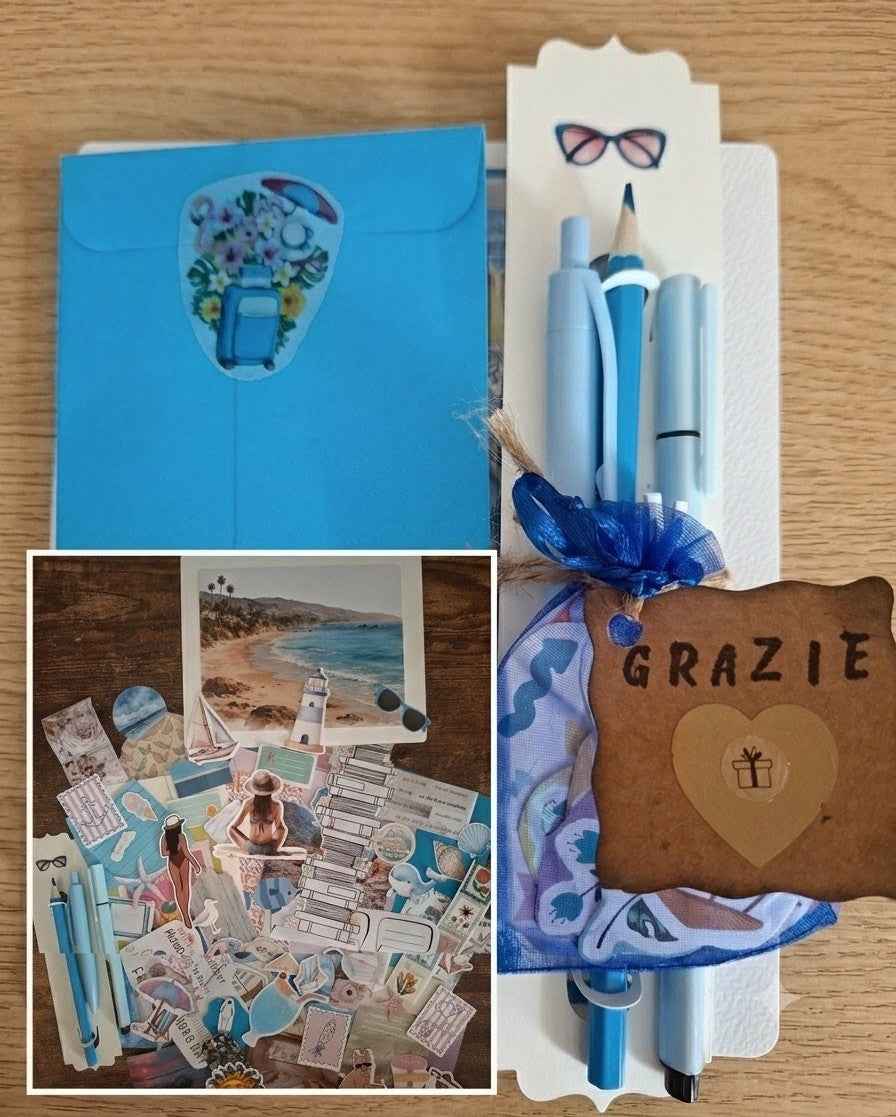 [ESCLUSIVA ETSY] Mystery Box Cancelleria e Journaling Estivo (Pezzo Unico)
